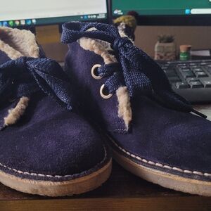 Eric Michael Blue Suede Booties